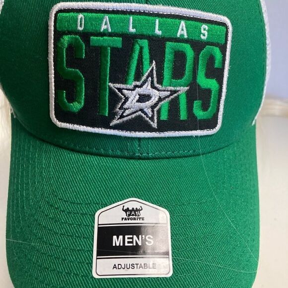 DALLAS STARS, Men’s Cap, OSFA (One Size Fits All), green & white - Picture 4 of 8